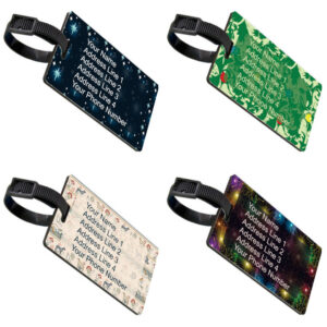 Custom Engraving of Trophies and Gifts Designer Luggage Tags