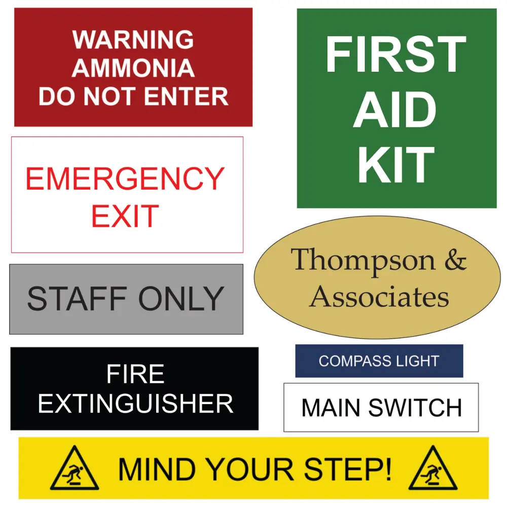 Engraved Signs and Labels