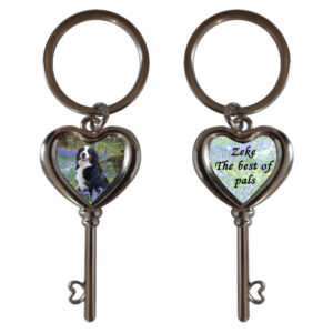 Custom Engraving of Trophies and Gifts Personalised Heart Key