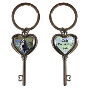 Custom Engraving of Trophies and Gifts Personalised Heart Key