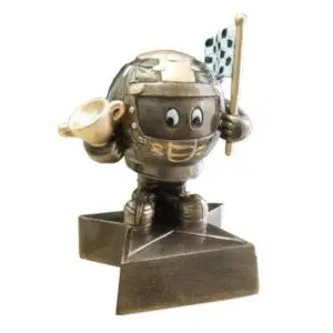 Custom Engraving of Trophies and Gifts Mini Motorsport Star