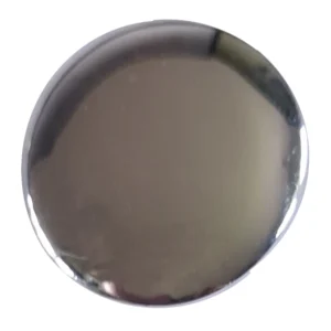 Silver Plated Round Brooch